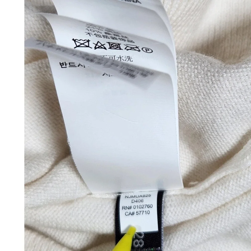 Kate Spade‎ New York Cocktail Kiss Martini Sweater Cream Red Lips XXS NWOT